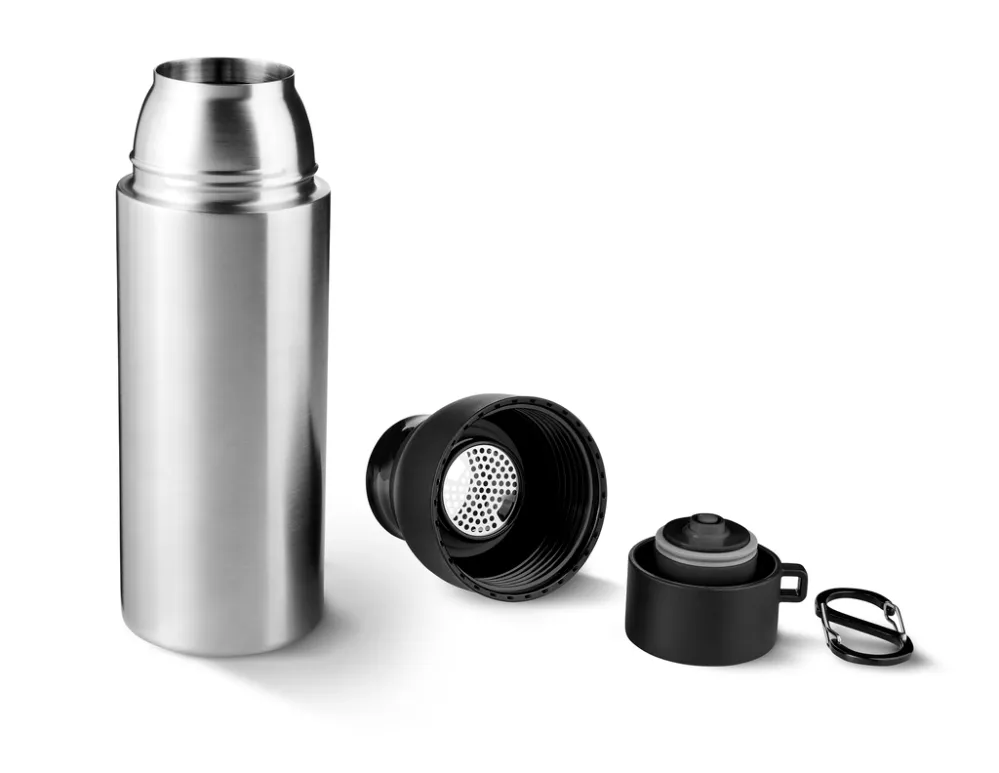 Thermoflasche INFUSE+ schwarz/silberfarben, schwarz/silberfarben – Bild 2