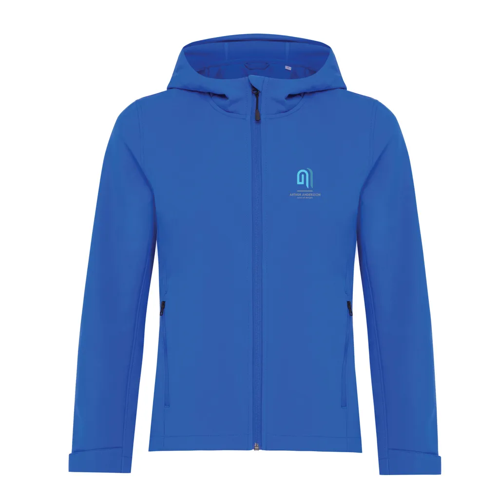 IQONIQ Makalu Damen Softshelljacke aus recyceltem Polyester, Königsblau – Bild 3