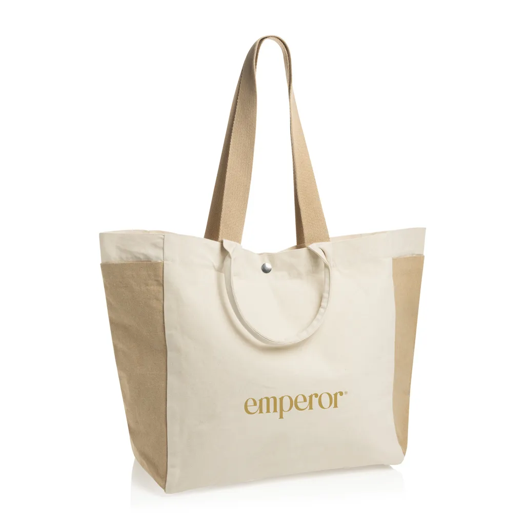 BEAU AWARE™ Allround-Shopper aus rec. Canvas 400gr/m², off white – Bild 4