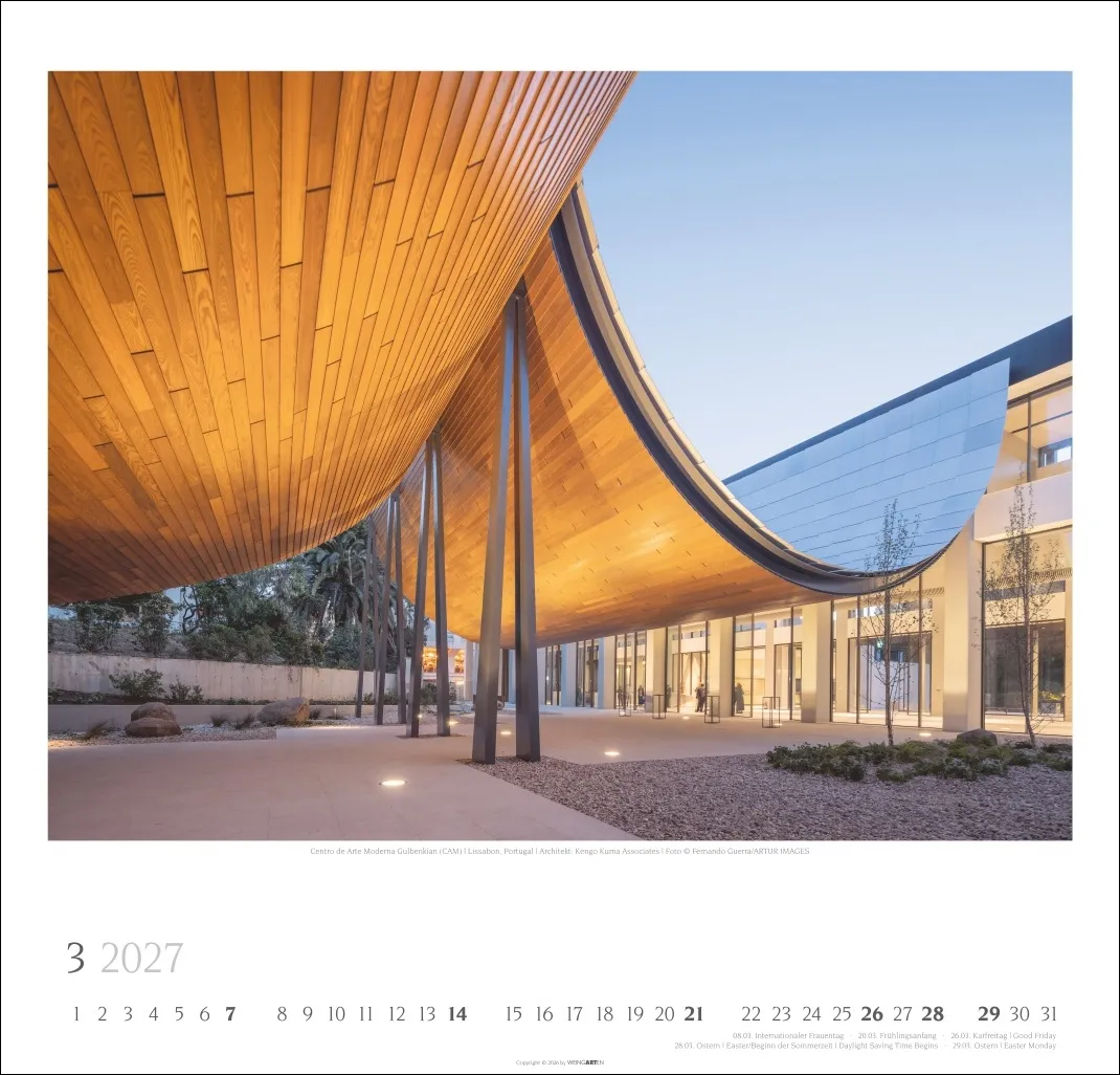 Moderne Architektur Wandkalender 2027 – Bild 4