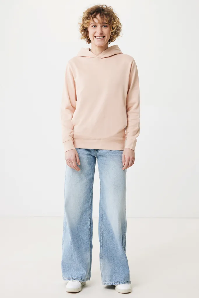 IQONIQ Yengo Hoodie mit Seitentaschen aus rec. Baumwolle, peach nectar – Bild 5