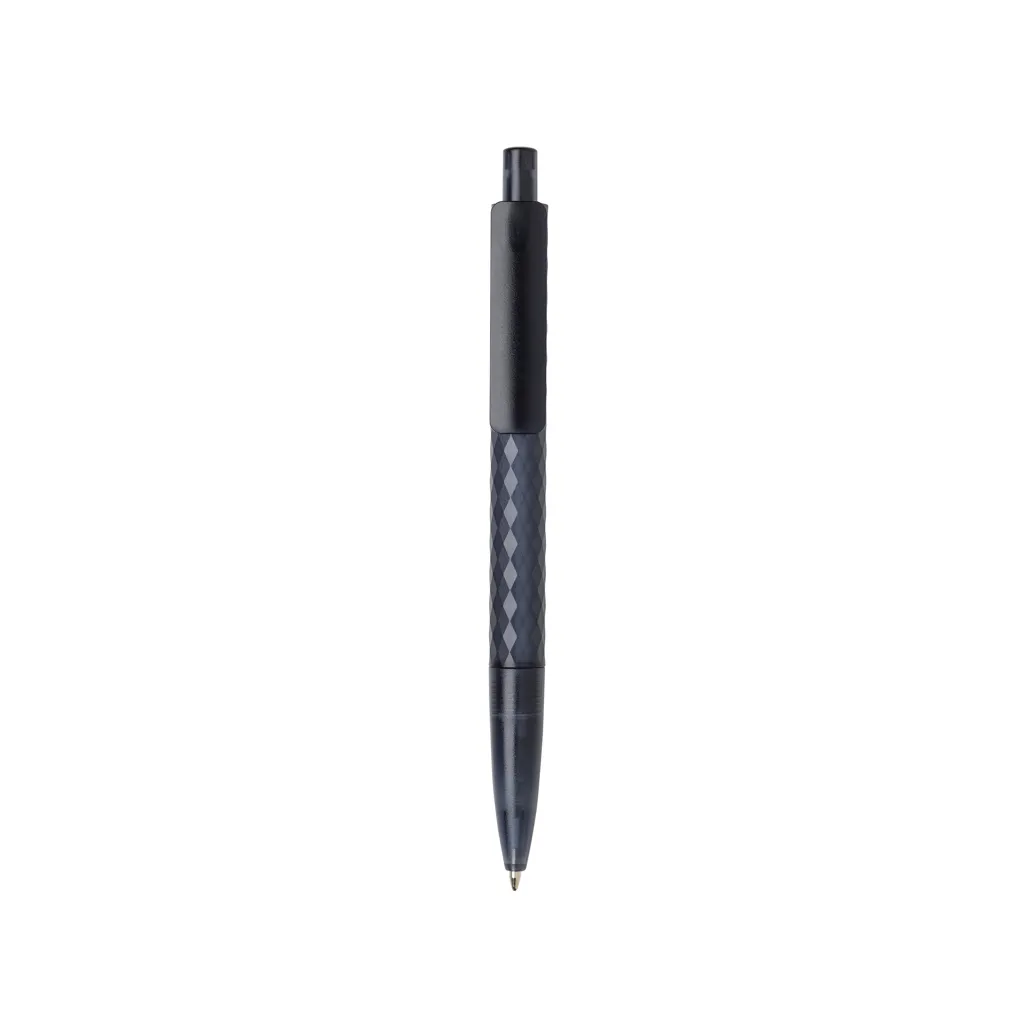 X3 Frosted-Pen aus GRS recyceltem PC, navy blau – Bild 3