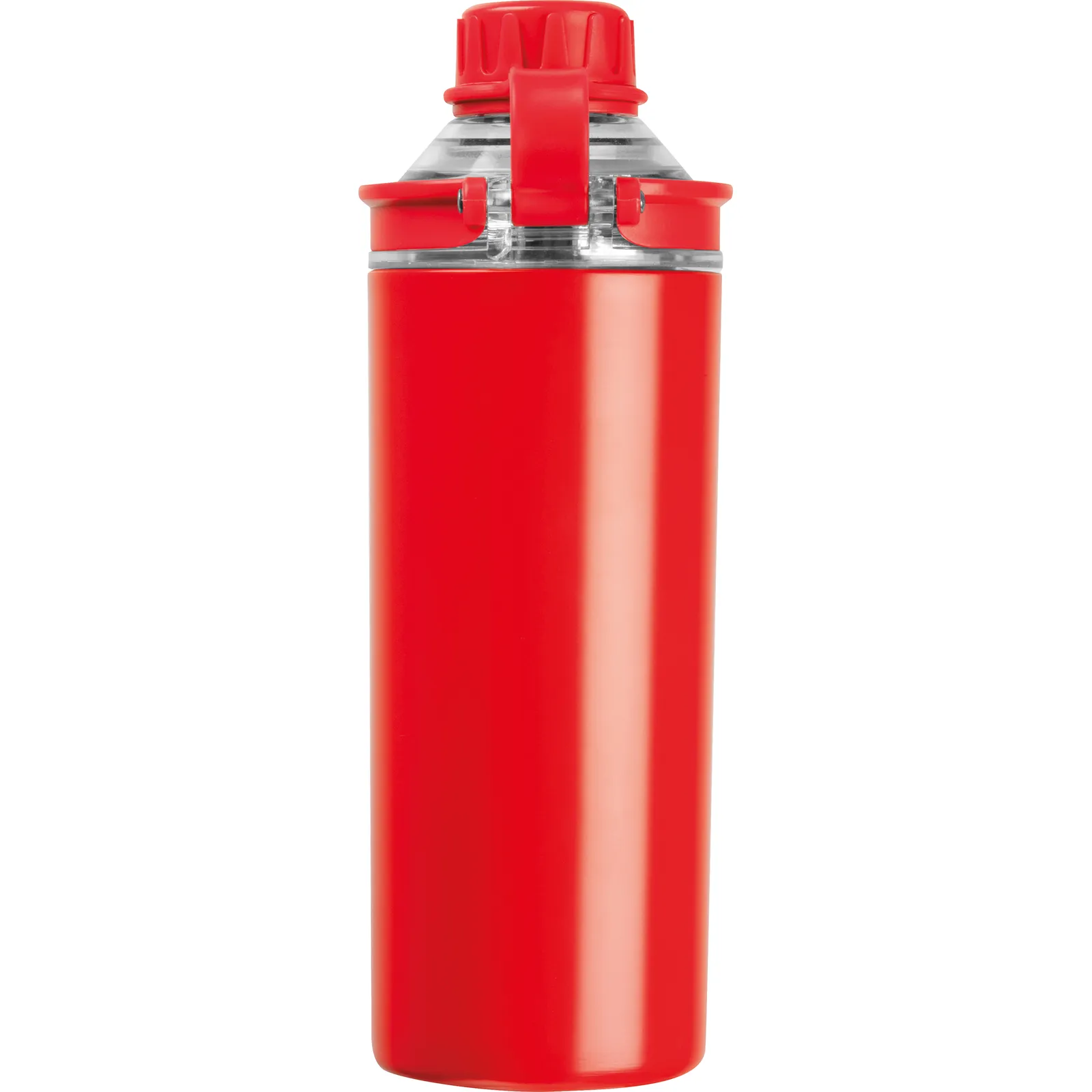 Doppelwandige Edelstahlflasche Monza, rot – Bild 5