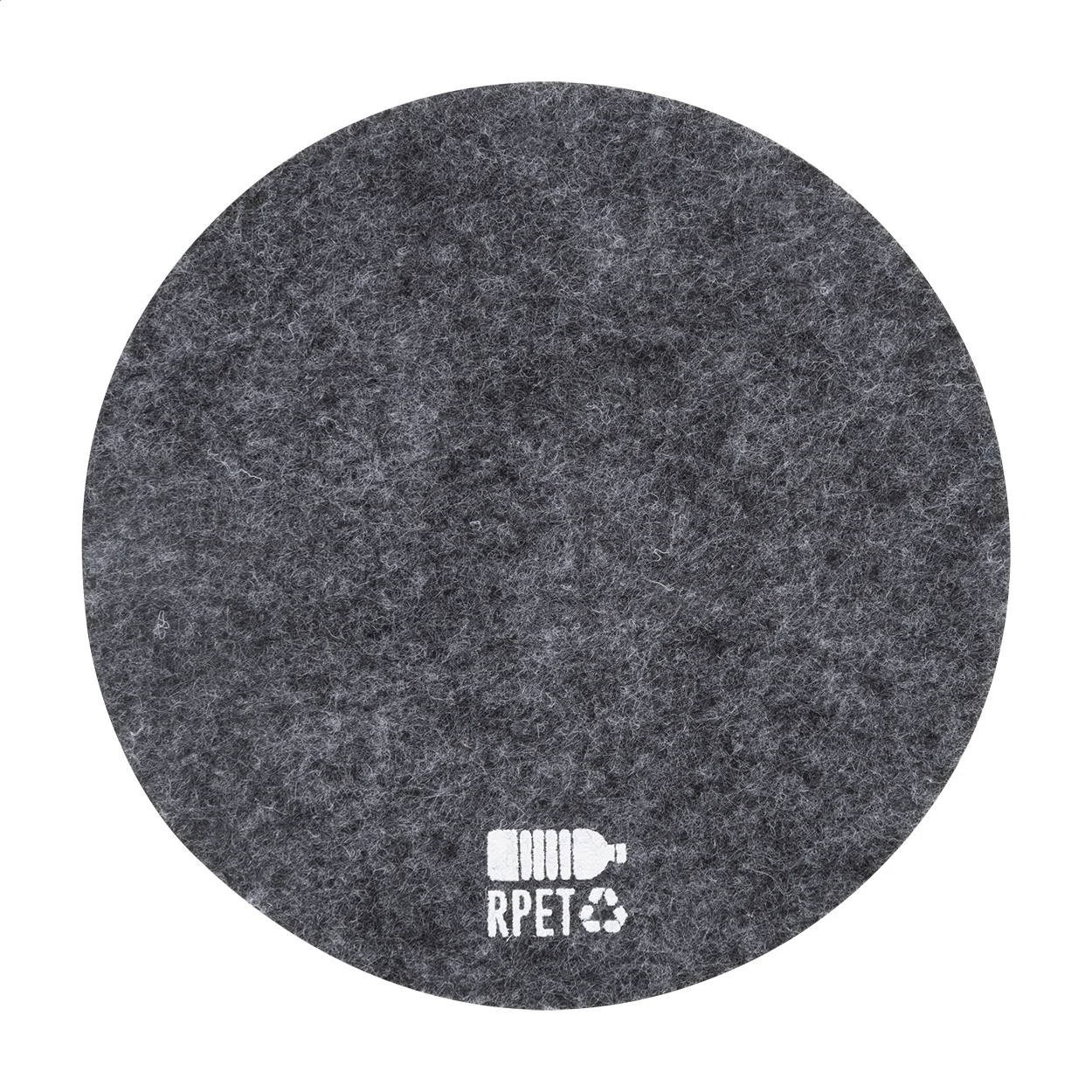 RPET-Filzuntersetzer Hefe, dunkelgrau – Bild 2