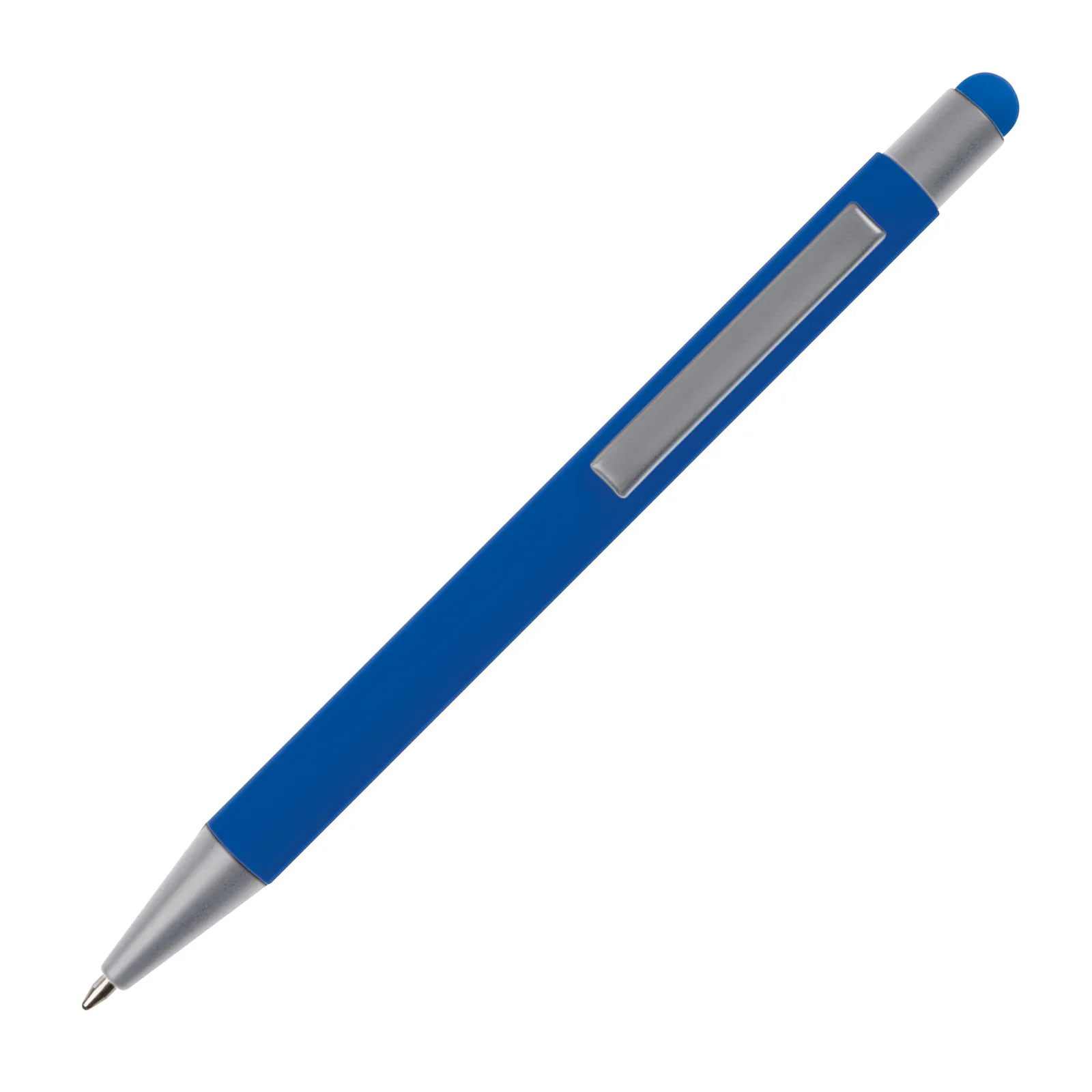 Metall Kugelschreiber mit Touch-Pen Rio, blau – Bild 3