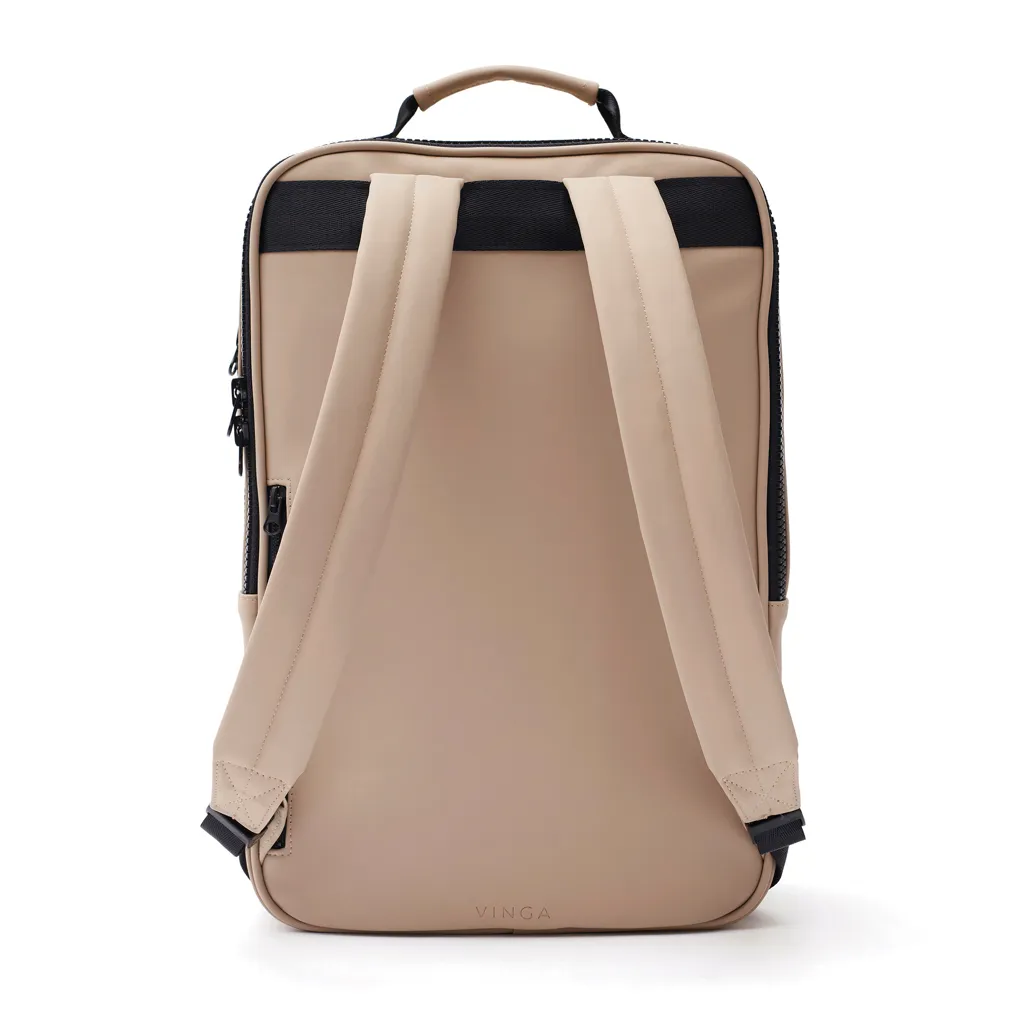 VINGA Baltimore TCS Travel Rucksack, greige – Bild 2