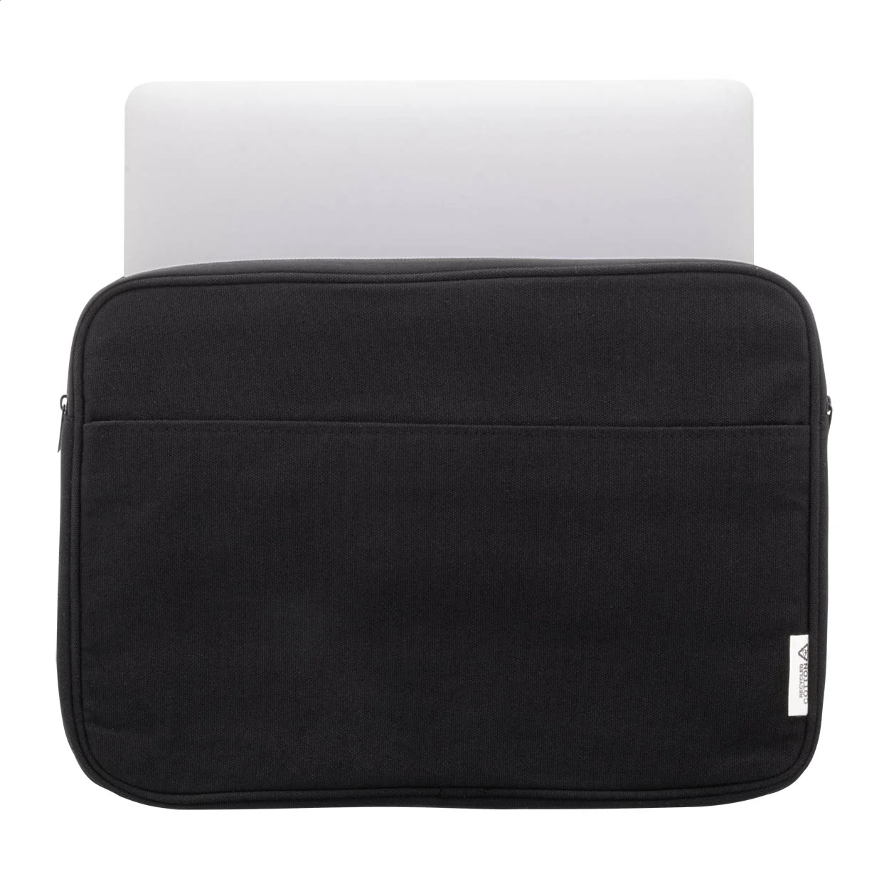 Recycelten Canvas Laptoptasche Rebyss Comp, schwarz – Bild 8