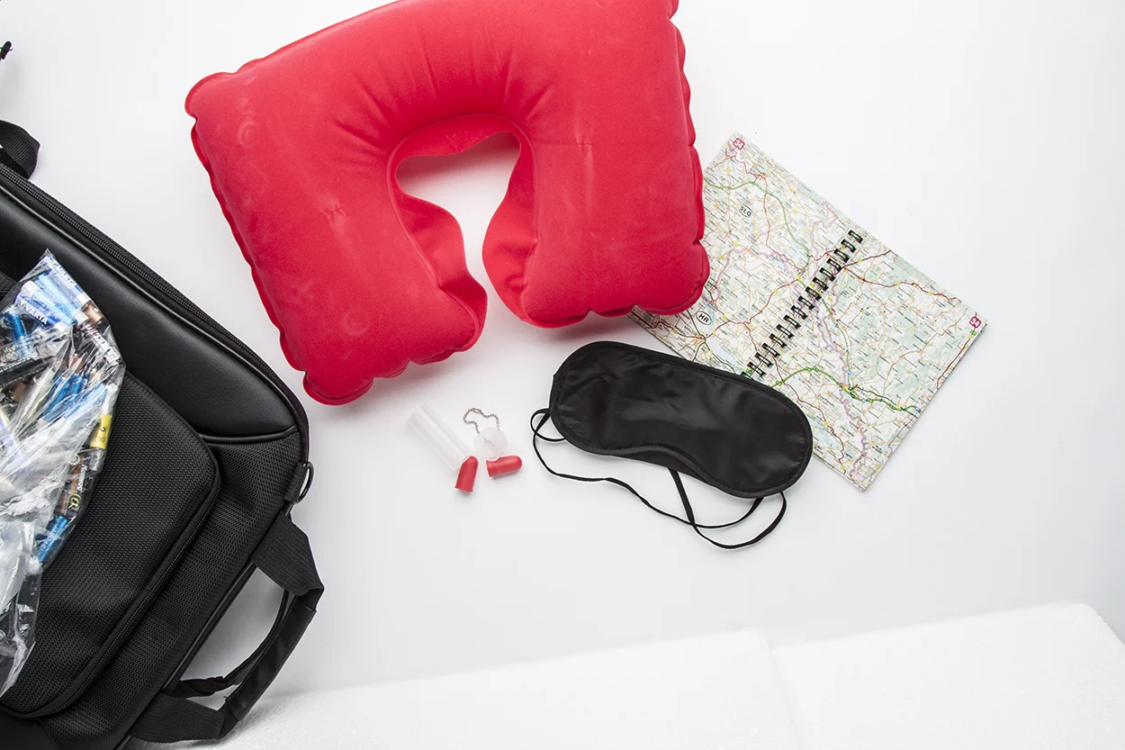 Reiseset Skycap, rot, schwarz – Bild 2