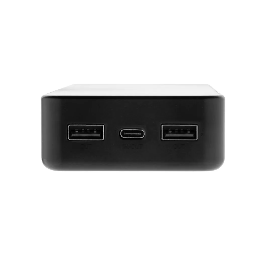 Boostcore 20.000mAh Powerbank aus RCS rec. Kunststoff, schwarz – Bild 3