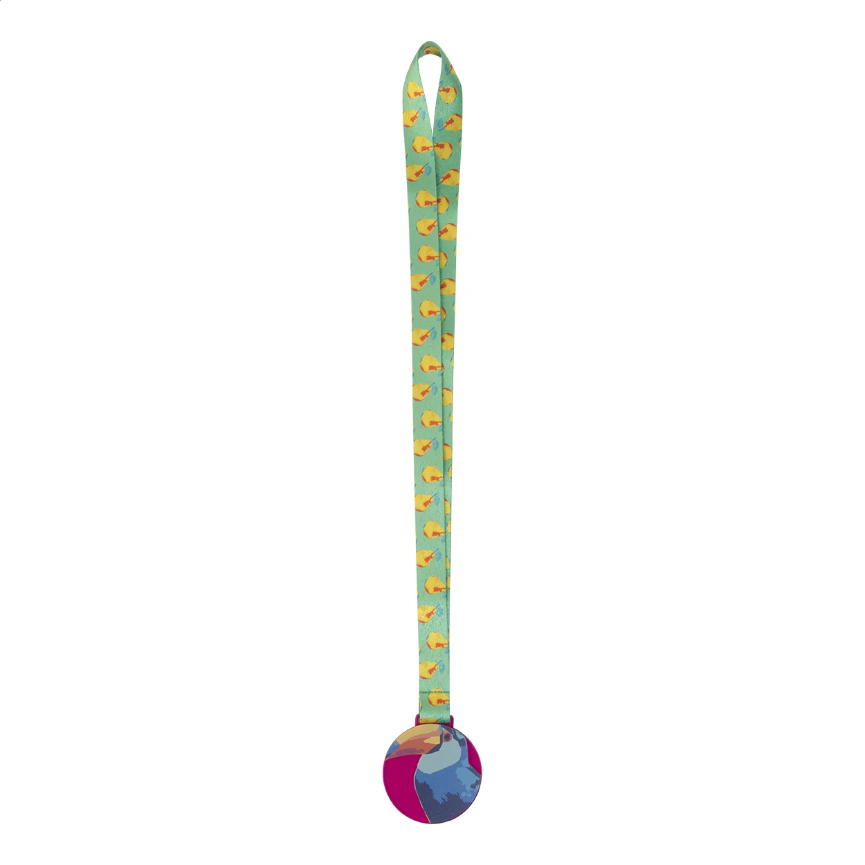 Individuelle Medaille Subdal Colour, pink/transparent – Bild 2