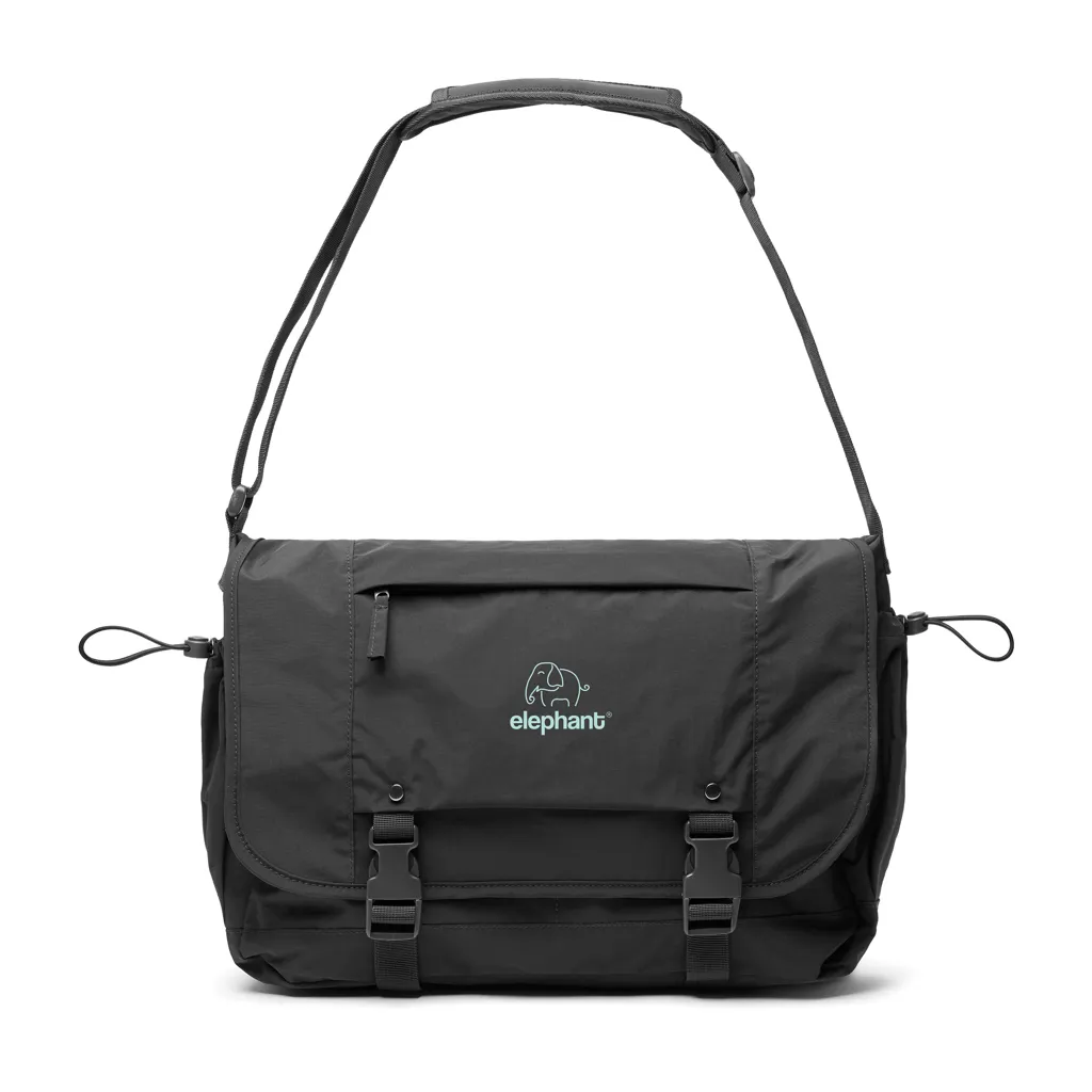 KENTO URBAN 15,6" Messenger aus RCS recyceltem Nylon, schwarz – Bild 5