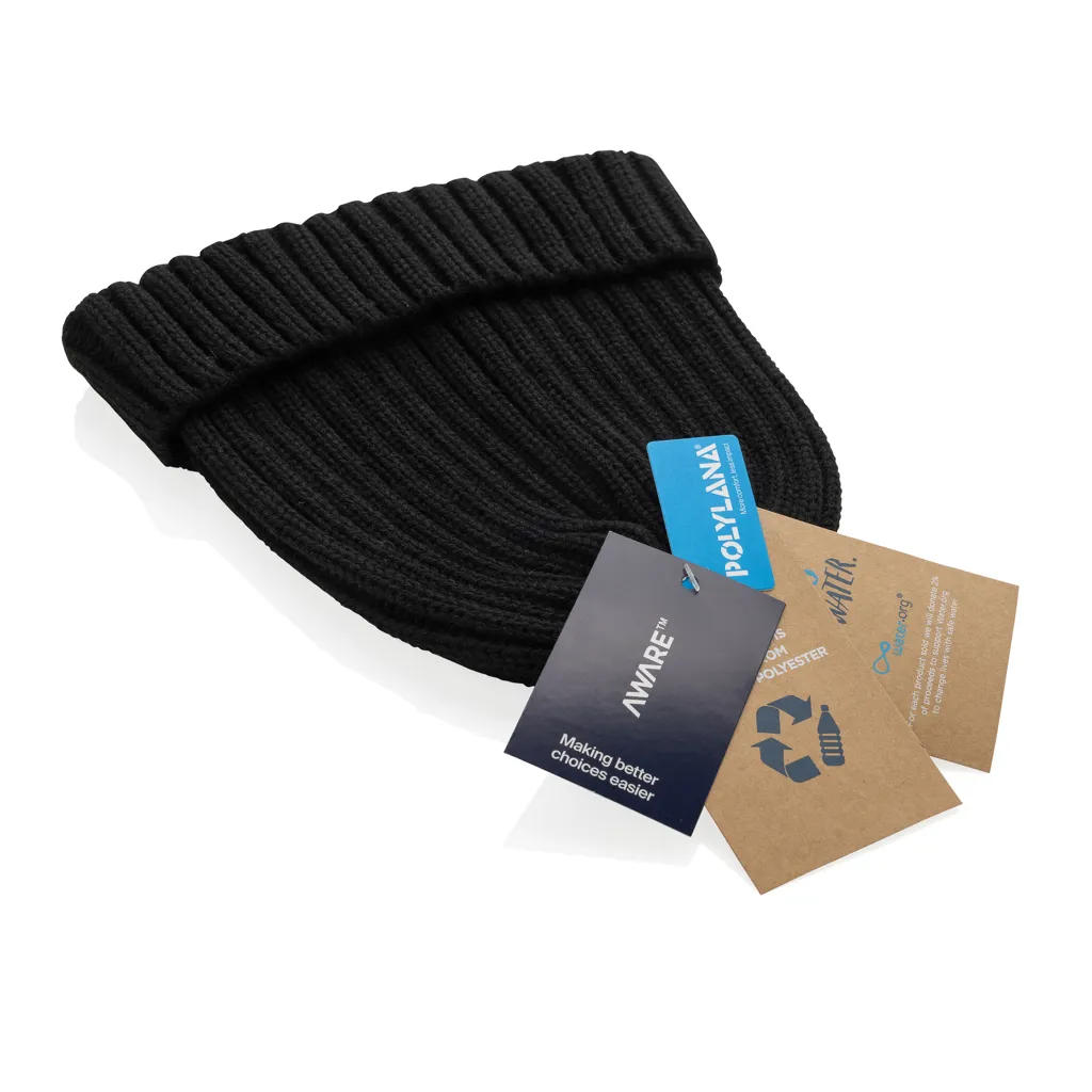 Kennedi AWARE™ Polylana® Beanie, schwarz – Bild 3