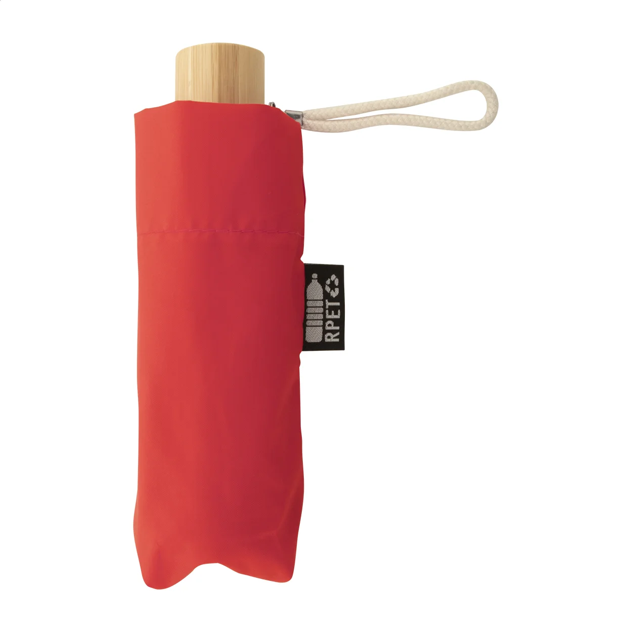 RPET Mini-Regenschirm Miniboo, rot – Bild 5