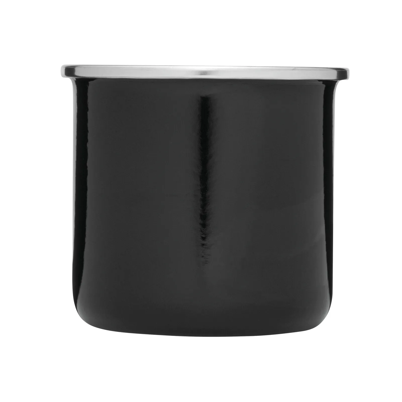 VINTAGE CUP - Emaille-Trinkbecher, schwarz – Bild 5