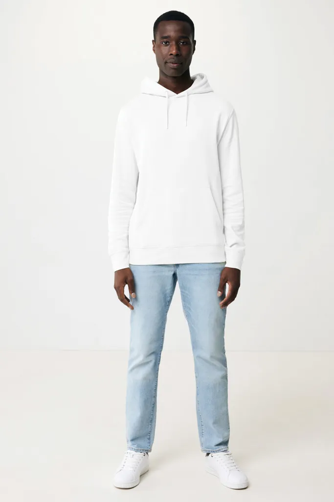 IQONIQ Rila Lightweight Hoodie aus recycelter Baumwolle, recycled white – Bild 5