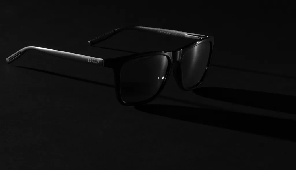 Swiss Peak polarisierte Sonnenbrille aus RCS Kunststoff, schwarz – Bild 5