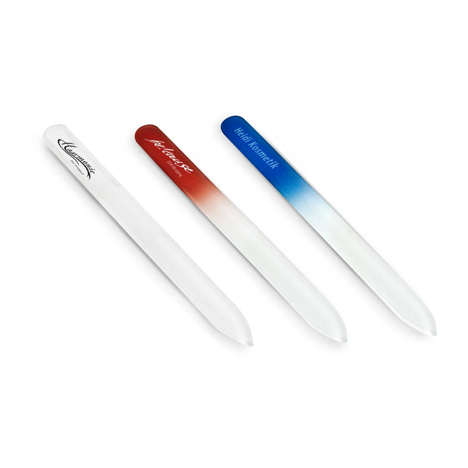 Premium-Glasnagelfeile, geätzt, transparent – Bild 5
