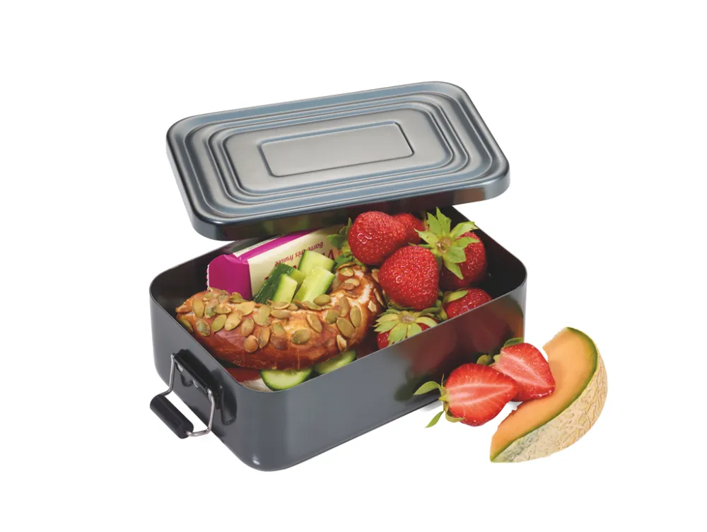 Lunch-Box TROIKA LUNCHBOX, titanfarben – Bild 2