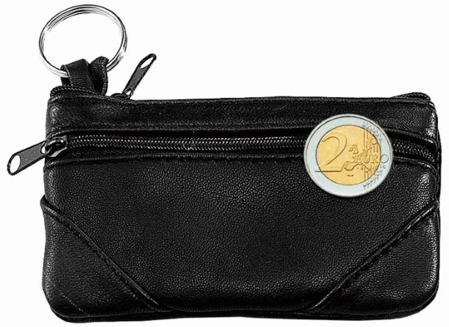 Schlüsseltasche "Applikation" schwarz