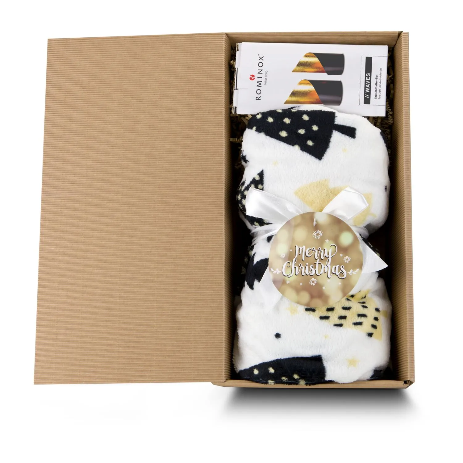 Wellness-Geschenkset: Adventstraum, gold – Bild 2