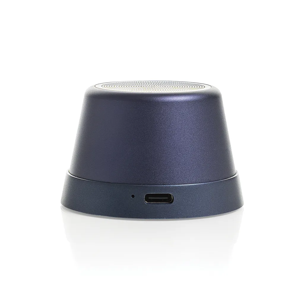 Nivio magnetischer 5W-Speaker aus RCS recyceltem Aluminium, blau – Bild 5