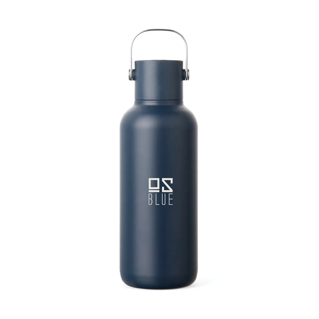 VINGA Cael RCS Stainless-Steel Trinkflasche 600ml, navy blau – Bild 6