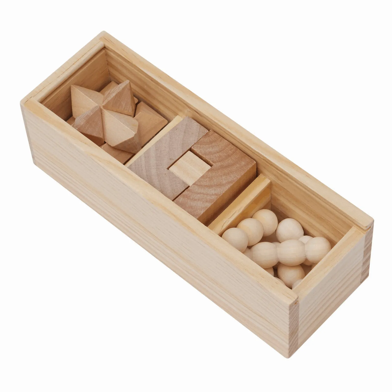 BRAIN POWER - Geschicklichkeitsspiel-Set braun, braun – Bild 2
