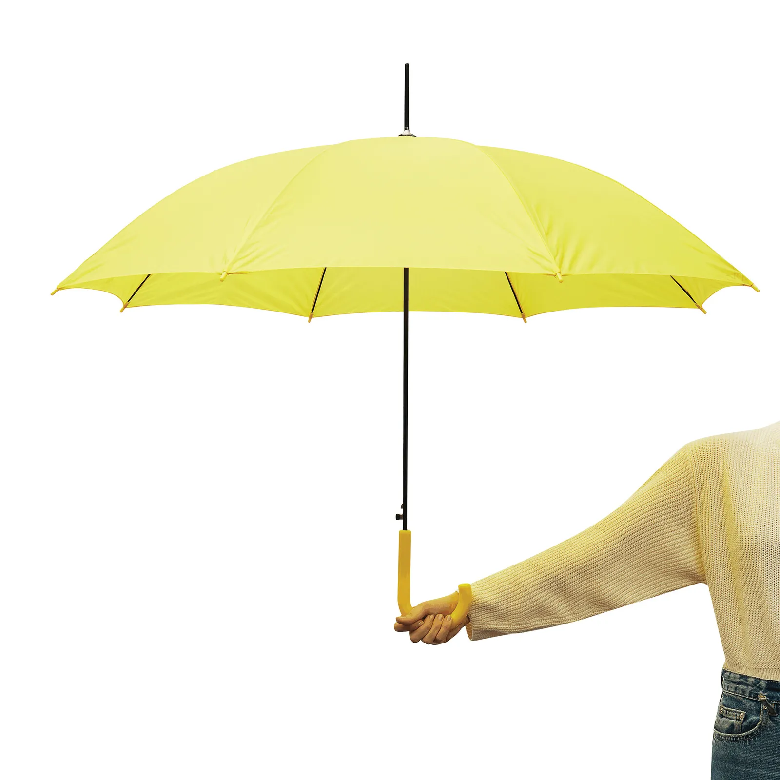 DANCE Umbrella, Automatischer Stockschirm, gelb – Bild 7
