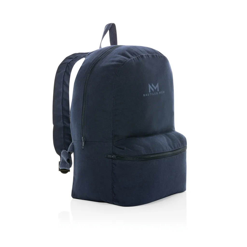 Impact Aware™ 285g/m² rCanvas-Rucksack, ungefärbt, navy blau – Bild 5