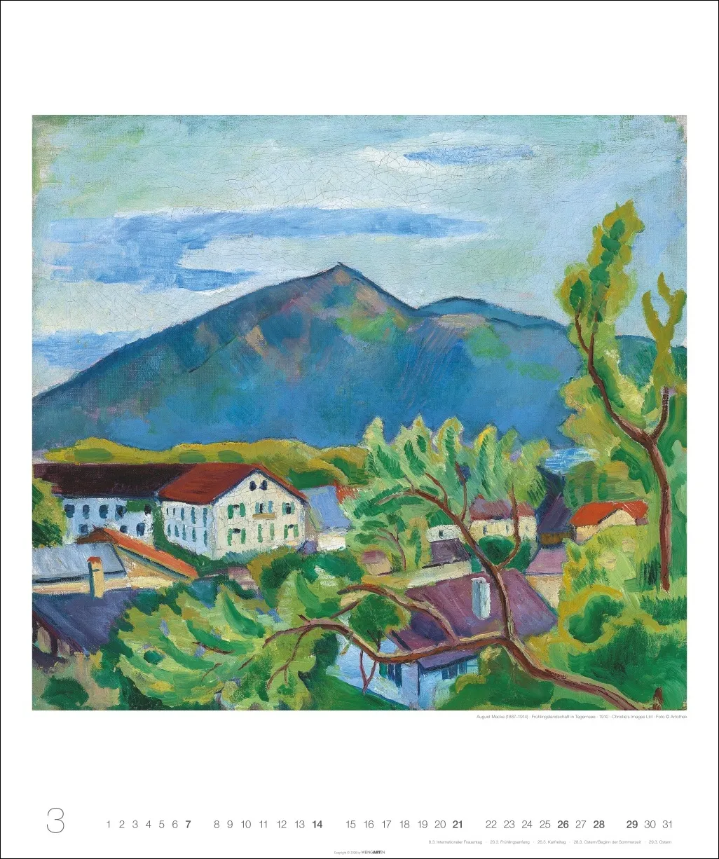 August Macke Edition Wandkalender 2027 – Bild 4