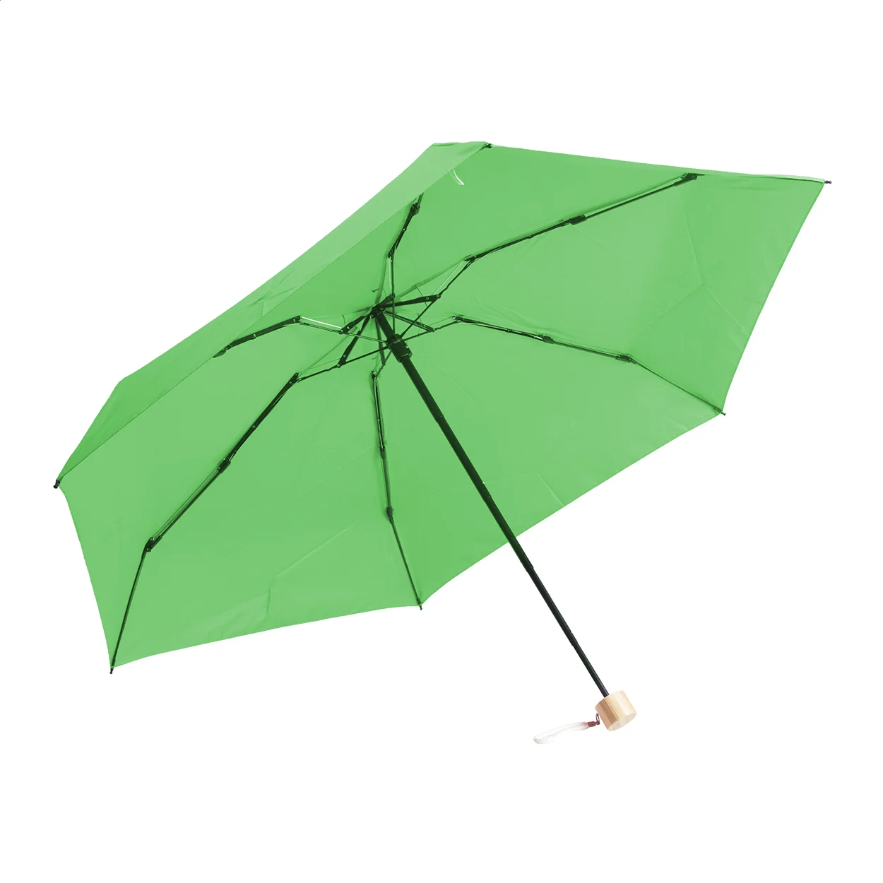 RPET Mini-Regenschirm Miniboo, grün – Bild 3