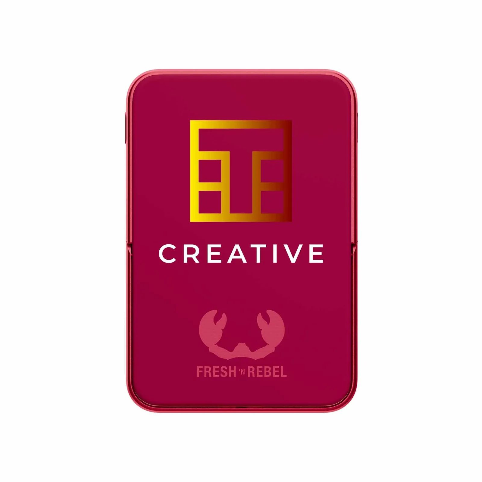 Fresh 'n Rebel Magnetische kabellose Powerbank 5000 mAh, Beerenrot – Bild 3