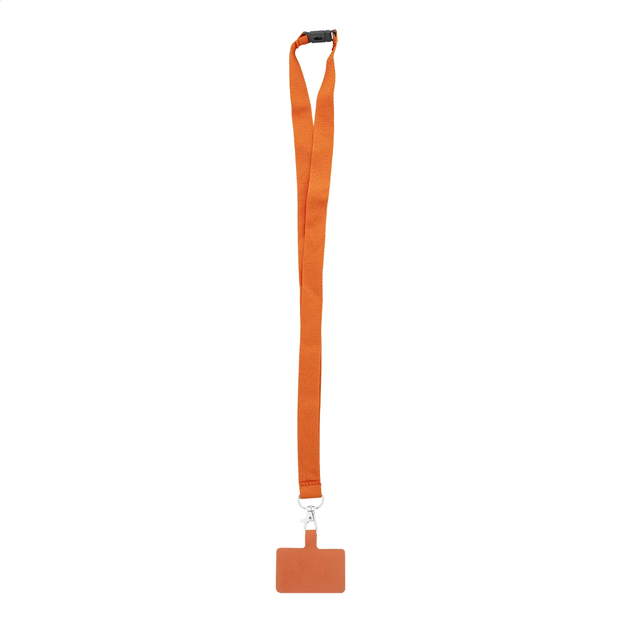 RPET-Handyhalter-Lanyard Revent Call, orange – Bild 2
