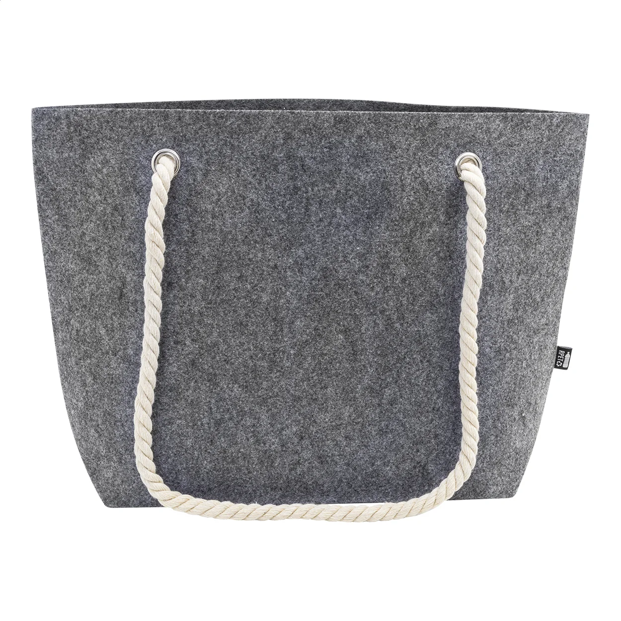 Strandtasche RPET Refelt Beach, grau – Bild 3