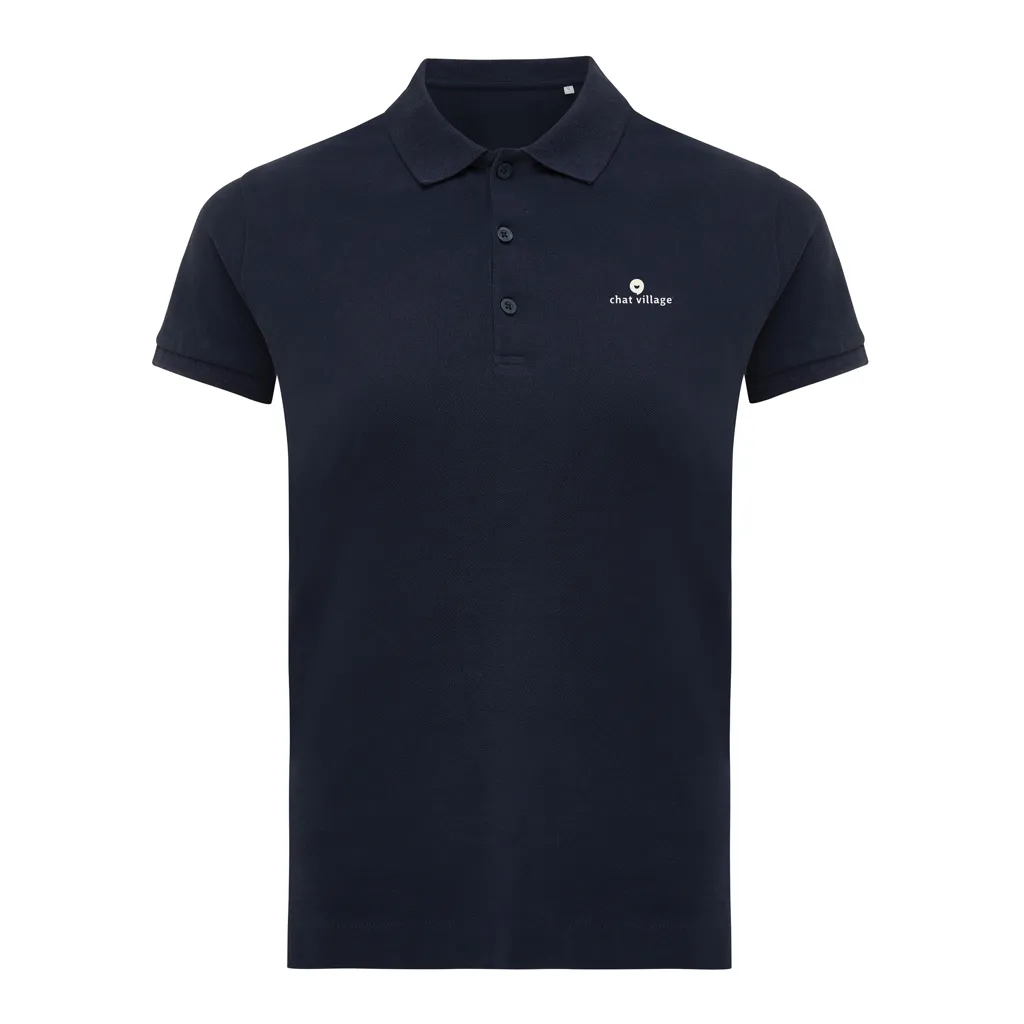 IQONIQ Yosemite Damen Piqué-Poloshirt aus rec. Baumwolle, navy blau – Bild 3