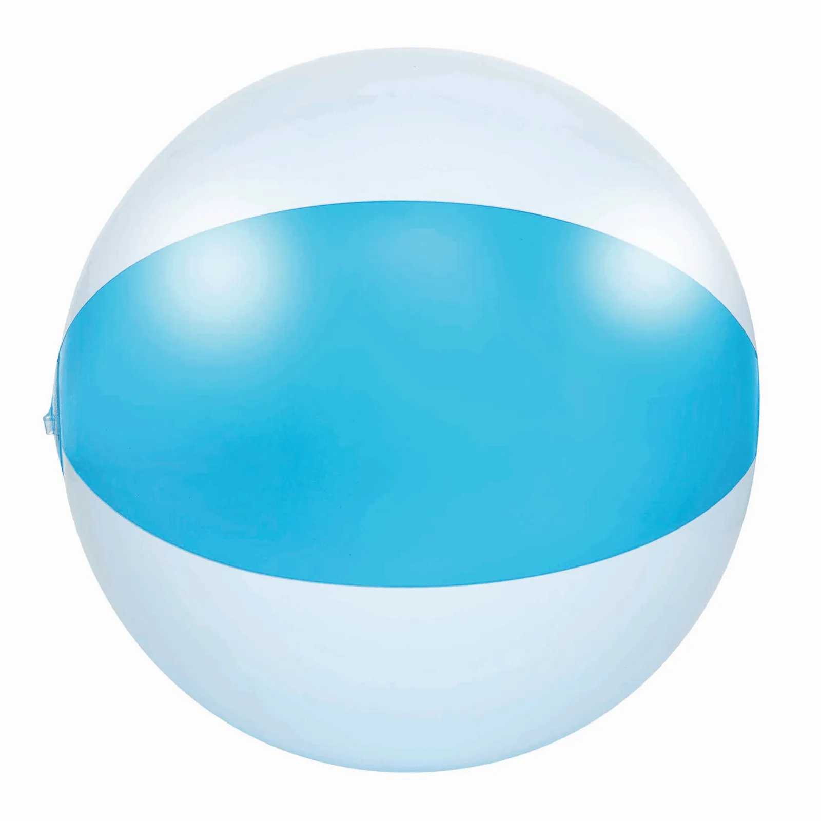 ATLANTIC SHINY - Aufblasbarer Strandball, türkis, weiß – Bild 3