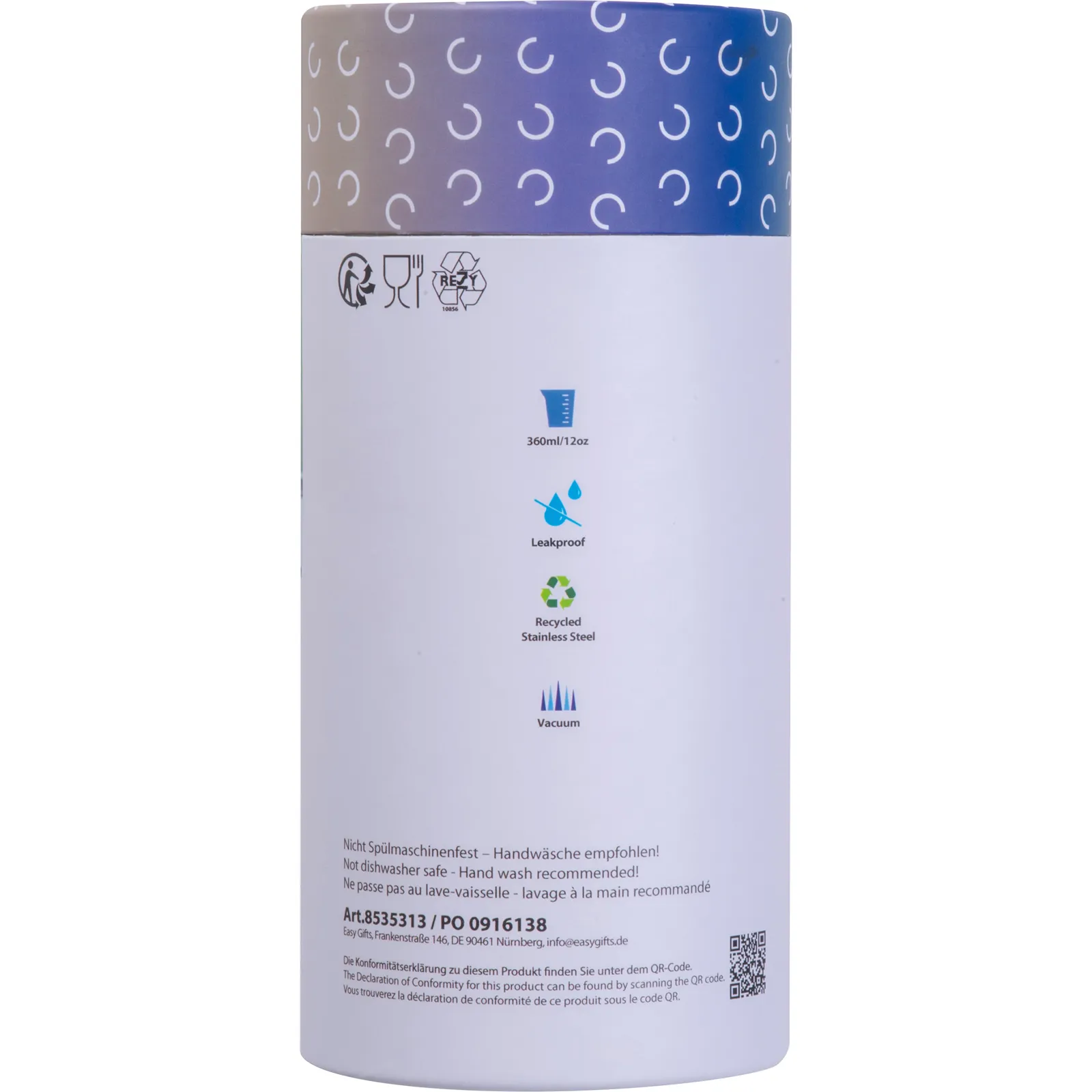 MoLu Thermobecher Le Port, lila – Bild 4