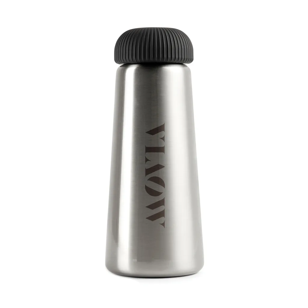 VINGA Erie 450ml Vakuumflasche aus RCS recyceltem Stahl, silber – Bild 3