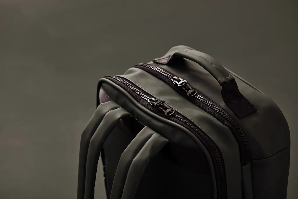 VINGA Baltimore TCS Travel Rucksack, grün – Bild 8
