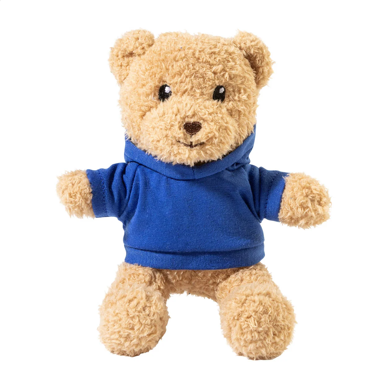 Plüsch-Teddybär Hobear mit Hoodie, blau – Bild 3