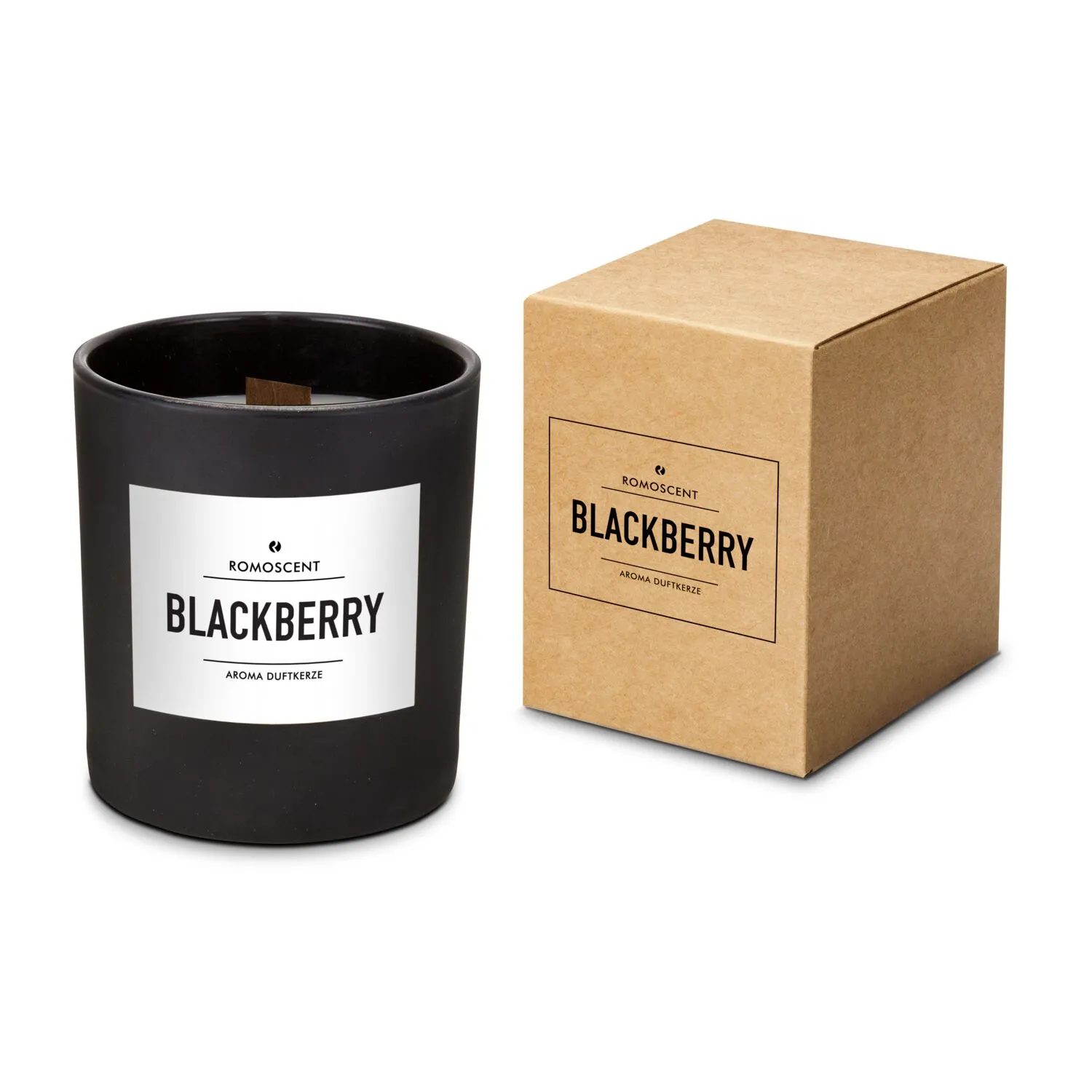ROMOSCENT® Aromakerze Blackberry, schwarz – Bild 12