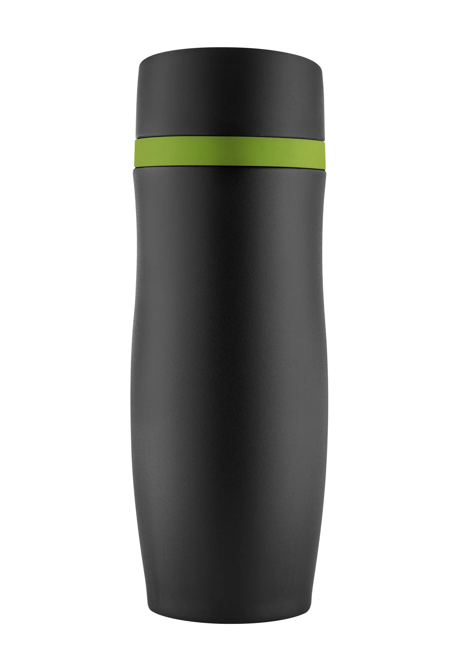 Thermobecher "CremaExtensaNero" schwarz/Ring, schwarz/grün – Bild 2