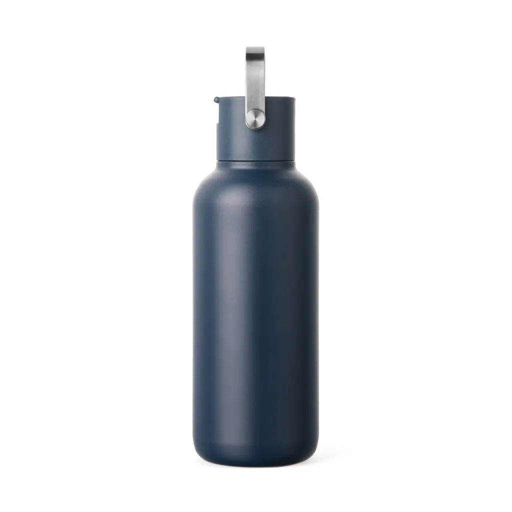 VINGA Cael RCS Stainless-Steel Trinkflasche 600ml, navy blau – Bild 3