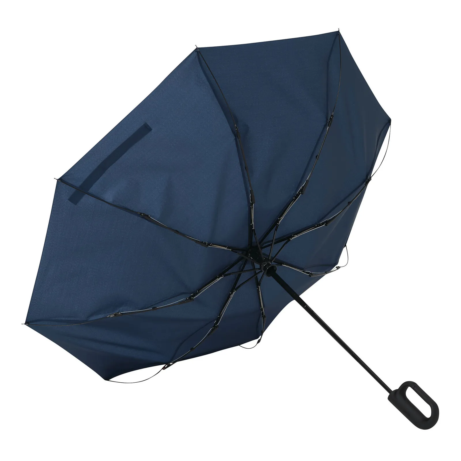 SCIROCCO - Vollautomatischer Windproof-Taschenschirm, marineblau – Bild 7