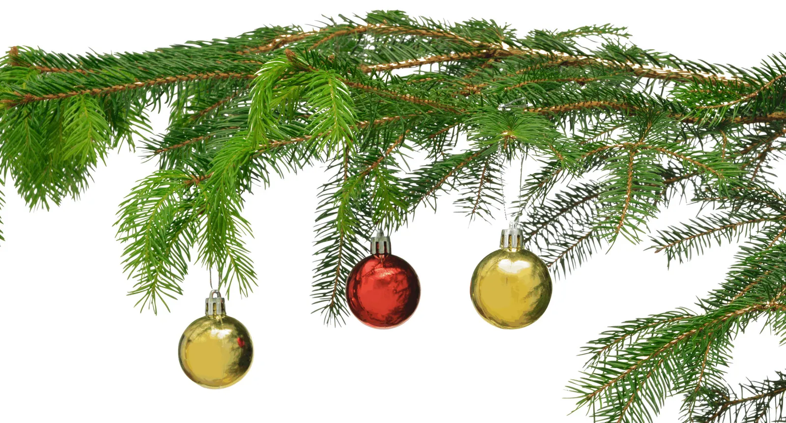 XMAS LINE - Baumkugeln, gold, rot – Bild 3