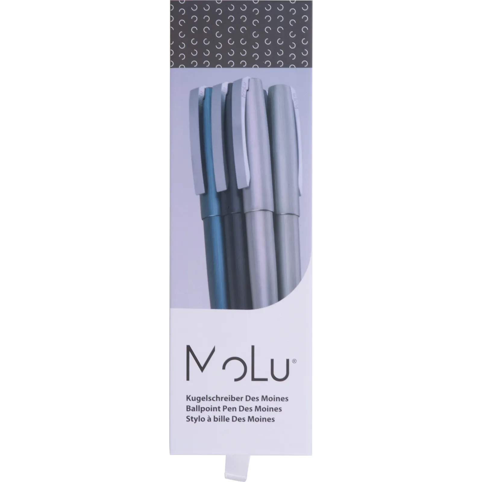 MoLu Metallkugelschreiber Des Moines, schwarz – Bild 8