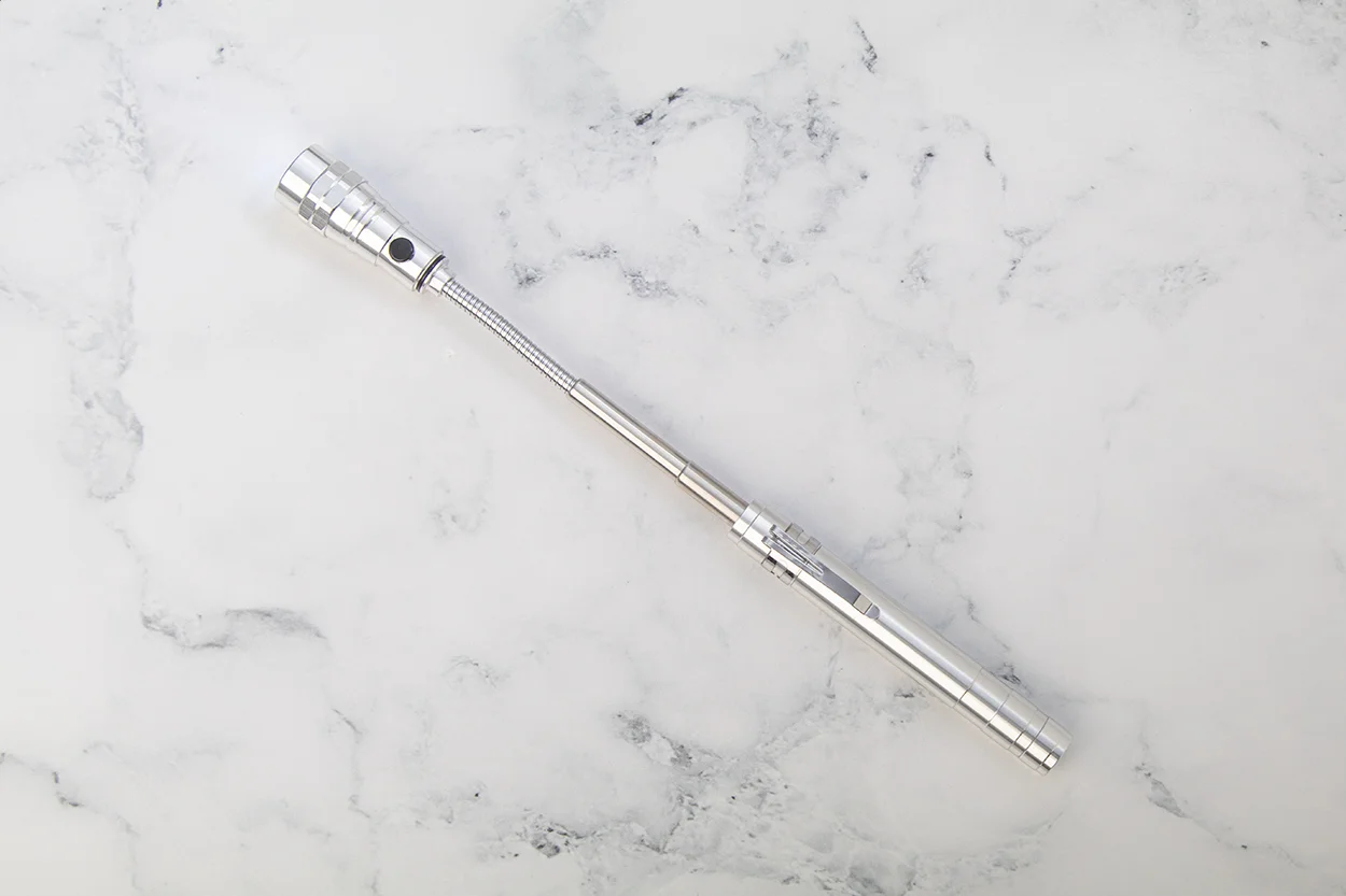 Ausziehbare Taschenlampe Giraffe, silber – Bild 14