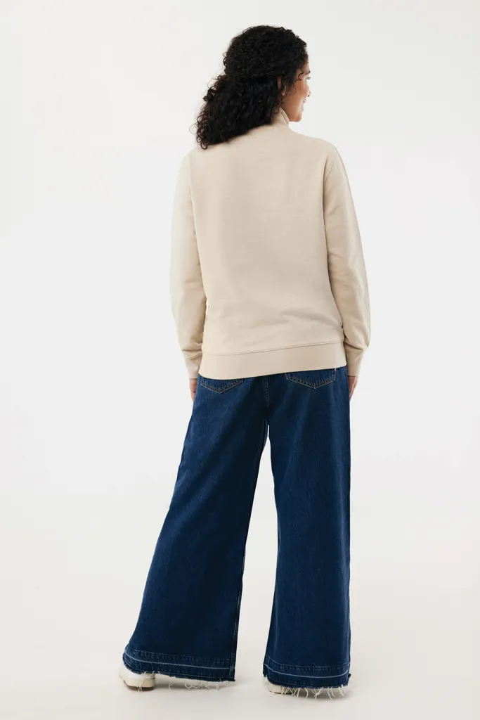 IQONIQ Elgon Quarter-Zip-Sweater aus rec. Baumwolle, desert – Bild 7