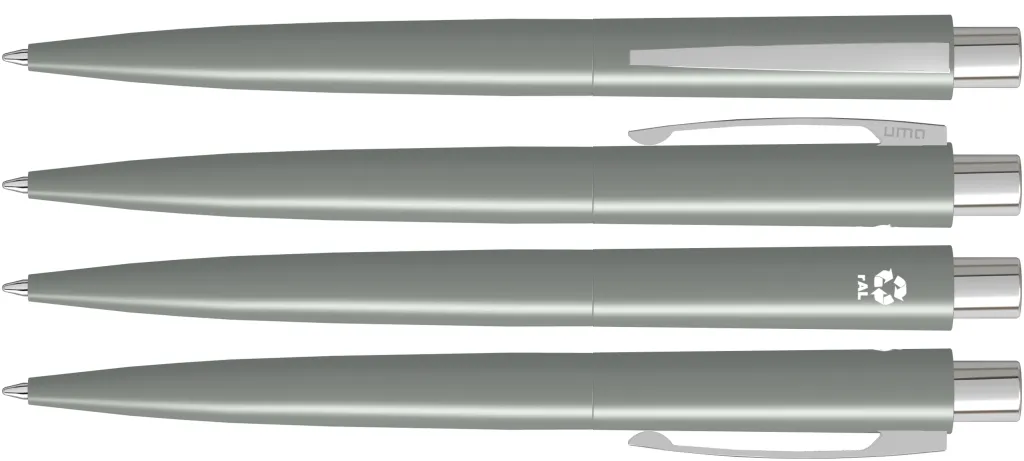LUMOS RECY Druckkugelschreiber grau, grau – Bild 2