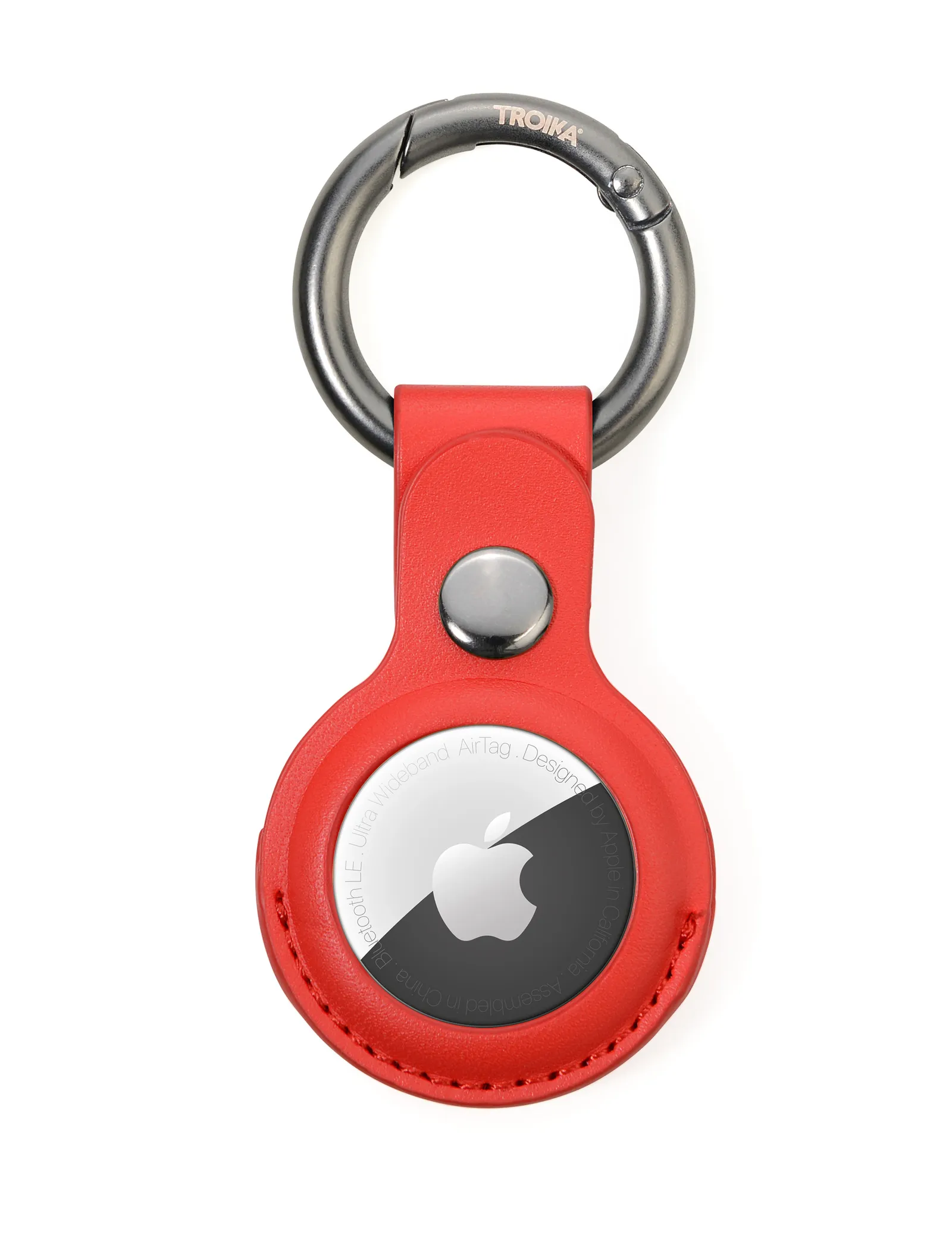 Schlüsselanhänger AIRTAG COVER gunmetal/rot, gunmetal/rot – Bild 5